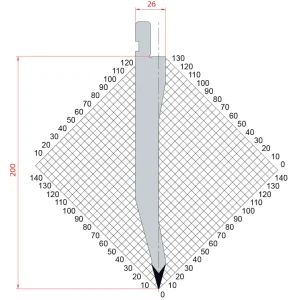 Punch–Amada System 30° R0.5 H200-30.200