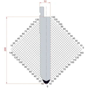 Punch–Amada System 60° R8 H200-60.200